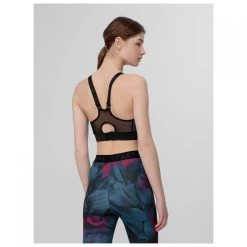 4F - Women's Sports Bra AOP - Sports Bra -Outdoor sportswear 4f womens sports bra aop sports bra detail 4