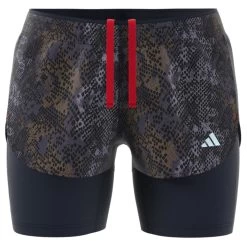 Adidas - Women's Fast 2In1 AOP - Running Shorts 12 Adidas - Women's Fast 2In1 AOP - Running Shorts -Outdoor sportswear adidas womens fast 2in1 aop running shorts detail 5
