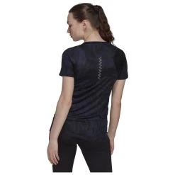 Adidas - Women's Fast AOP Tee - Running Shirt -Outdoor sportswear adidas womens fast aop tee running shirt bf detail 3