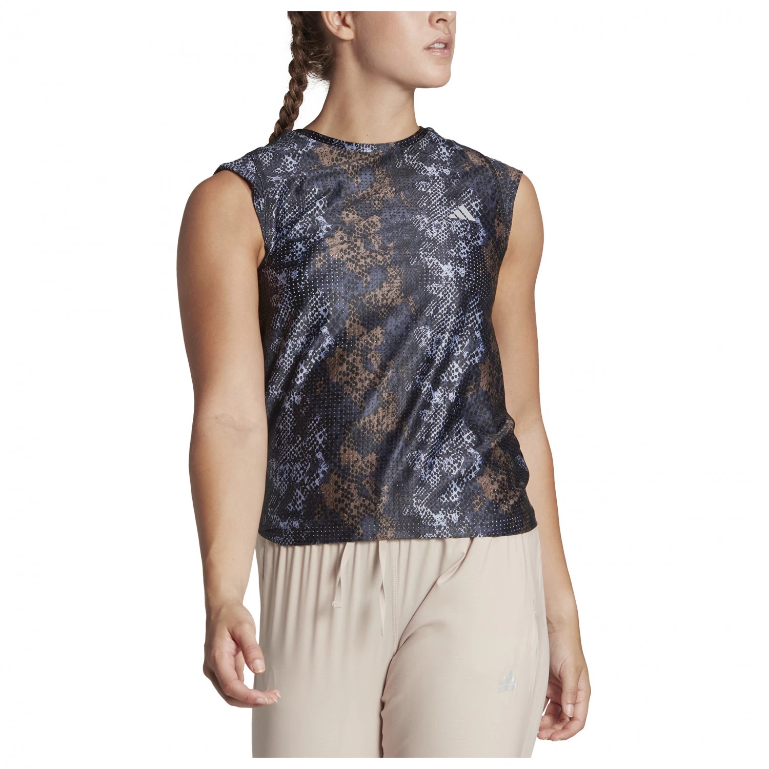 Adidas - Women's Fast Aop Tee - Running Shirt 4 Adidas - Women's Fast Aop Tee - Running Shirt - Image 2
