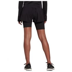 Adidas - Women's Reebok Identity 3-Bars Two-In-One - Running Shorts -Outdoor sportswear adidas womens reebok identity 3 bars two in one running shorts detail 3