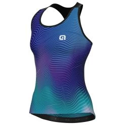 ALE Alé - Women's Pragma Onda Tank Top - Cycling Singlet -Outdoor sportswear ale womens pragma onda tank top cycling singlet 1