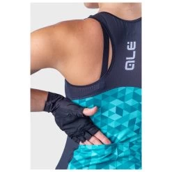 ALE Alé - Women's Triangles Top - Cycling Singlet -Outdoor sportswear ale womens triangles top cycling singlet detail 4