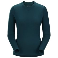 Arc'teryx - Women's Rho Wool L/S Crew - Merino Base Layer -Outdoor sportswear arcteryx womens rho wool l s crew merino base layer 2