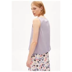 ARMEDANGELS - Women's Carlottaa Mercerized - Top -Outdoor sportswear armedangels womens carlottaa mercerized top detail 3