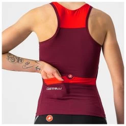 Castelli - Women's Solaris Top - Cycling Singlet -Outdoor sportswear castelli womens solaris top cycling singlet detail 4