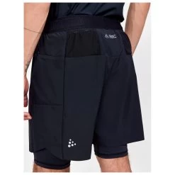 Craft - Pro Trail 2In1 Shorts - Running Shorts 10 Craft - Pro Trail 2In1 Shorts - Running Shorts -Outdoor sportswear craft pro trail 2in1 shorts running shorts detail 3