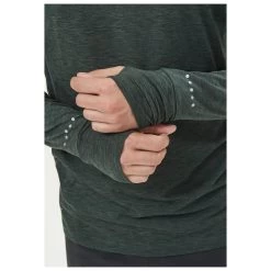 ENDURANCE - Tune Melange Midlayer - Longsleeve -Outdoor sportswear endurance tune melange midlayer longsleeve detail 5