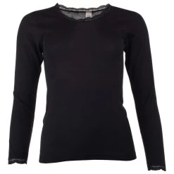 Engel - Women's Shirt L/S Mit Spitze - Merino Base Layer