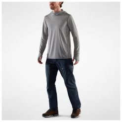 FJÄLLRÄVEN Fjällräven - Abisko Sun-Hoodie - Sport Shirt -Outdoor sportswear fjaellraeven abisko sun hoodie sport shirt detail 3