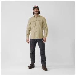 FJÄLLRÄVEN Fjällräven - Övik Travel Shirt L/S - Shirt 10 FJÄLLRÄVEN Fjällräven - Övik Travel Shirt L/S - Shirt -Outdoor sportswear fjaellraeven oevik travel shirt l s shirt detail 3