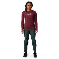 FOX Racing - Women's Ranger Drirelease Mid L/S Jersey - Cycling Jersey -Outdoor sportswear fox racing womens ranger drirelease mid l s jersey cycling jersey detail 4