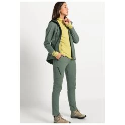 Hessnatur - Women's Organic Cotton Softshell Pants Slim Fit - Walking Trousers 10 Hessnatur - Women's Organic Cotton Softshell Pants Slim Fit - Walking Trousers -Outdoor sportswear hessnatur womens organic cotton softshell pants slim fit walking trousers detail 3