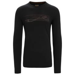 Icebreaker - 200 Oasis L/S Crewe Ski Stripes - Merino Base Layer