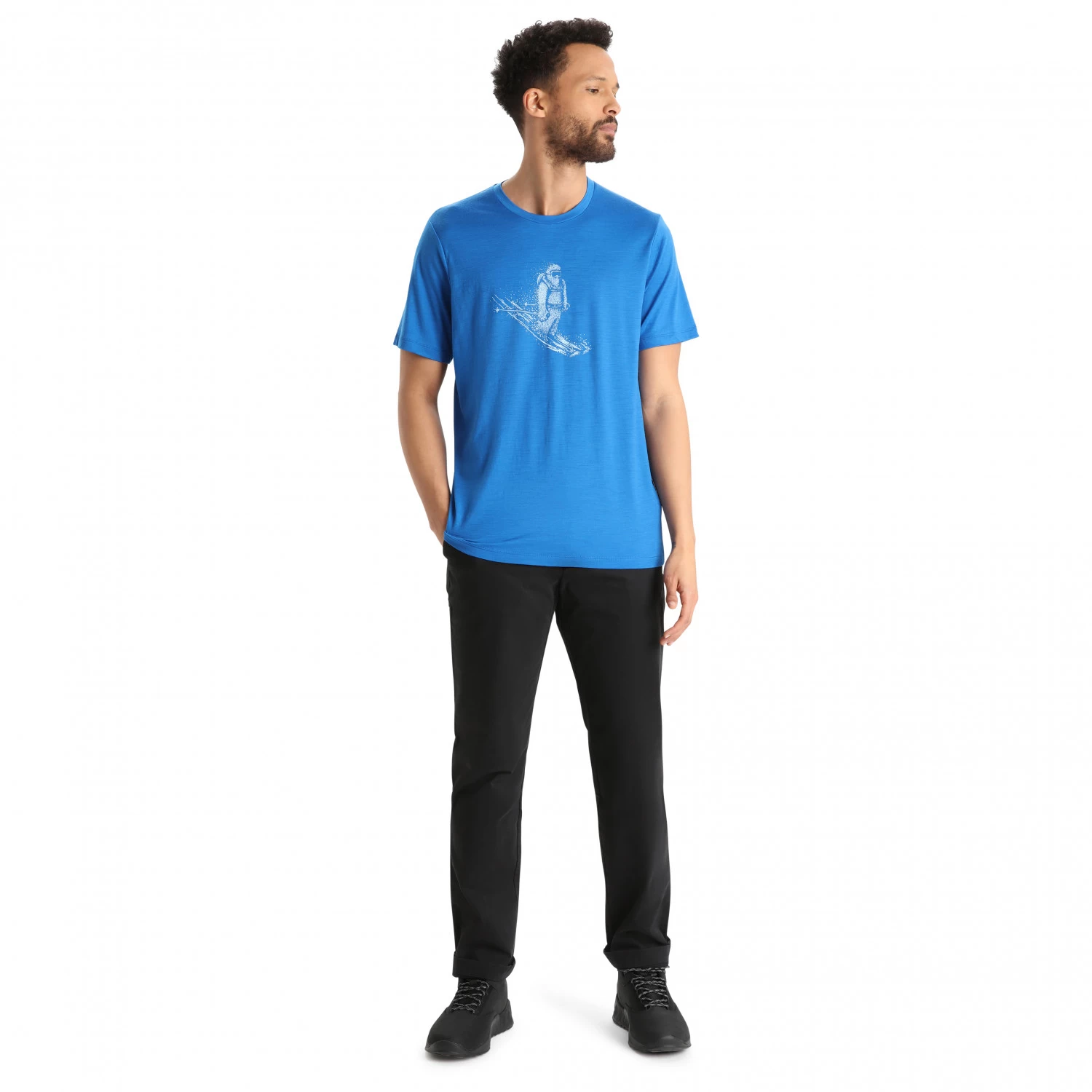 Icebreaker - Tech Lite II S/S Tee Skiing Yeti - Merino Shirt 6 Icebreaker - Tech Lite II S/S Tee Skiing Yeti - Merino Shirt - Image 4