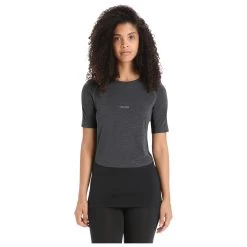 Icebreaker - Women's 125 Zoneknit S/S Crewe - Merino Base Layer -Outdoor sportswear icebreaker womens 125 zoneknit s s crewe merino base layer detail 3