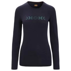 Icebreaker - Women's 200 Oasis L/S Crewe Moon Phase - Merino Base Layer