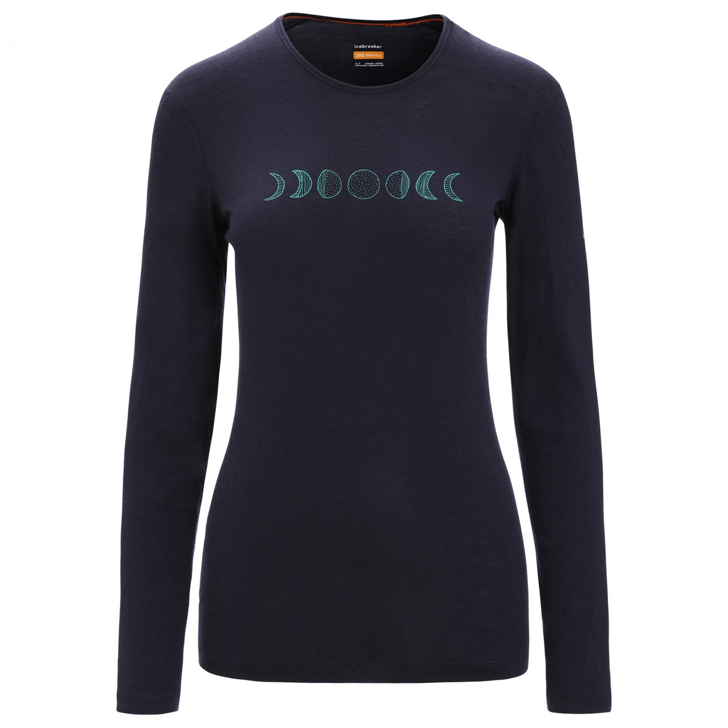 Icebreaker - Women's 200 Oasis L/S Crewe Moon Phase - Merino Base Layer 3 Icebreaker - Women's 200 Oasis L/S Crewe Moon Phase - Merino Base Layer
