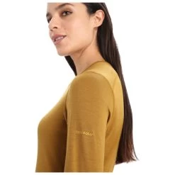 Icebreaker - Women's 200 Oasis L/S Crewe Ski Circle - Merino Base Layer -Outdoor sportswear icebreaker womens 200 oasis l s crewe ski circle merino base layer detail 6