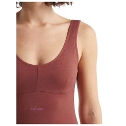 Icebreaker - Women's Queens Tank Bodysuit - Merino Shirt 10 Icebreaker - Women's Queens Tank Bodysuit - Merino Shirt -Outdoor sportswear icebreaker womens queens tank bodysuit merino shirt detail 4