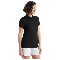 Icebreaker - Women's Tech Lite II S/S Polo - Merino Shirt -Outdoor sportswear icebreaker womens tech lite ii s s polo merino shirt detail 3