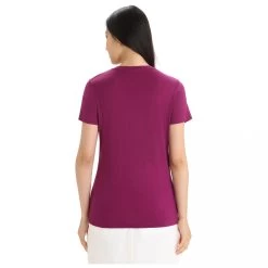 Icebreaker - Women's Tech Lite II S/S Tee Springtime Flowers - Merino Shirt -Outdoor sportswear icebreaker womens tech lite ii s s tee springtime flowers merino shirt detail 4