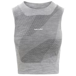 Icebreaker - Women's Zoneknit Cropped Bra-Tank Geodetic - Sports Bra