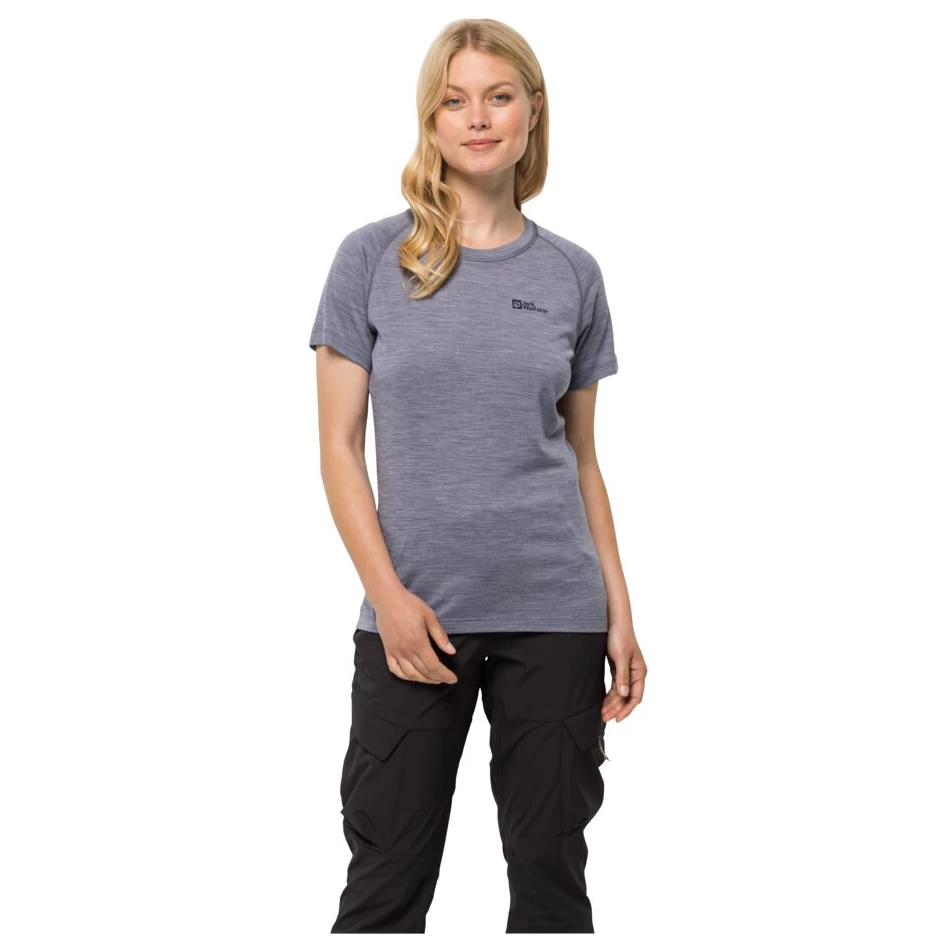 Jack Wolfskin - Women's Kammweg S/S - Merino Shirt 4 Jack Wolfskin - Women's Kammweg S/S - Merino Shirt - Image 2