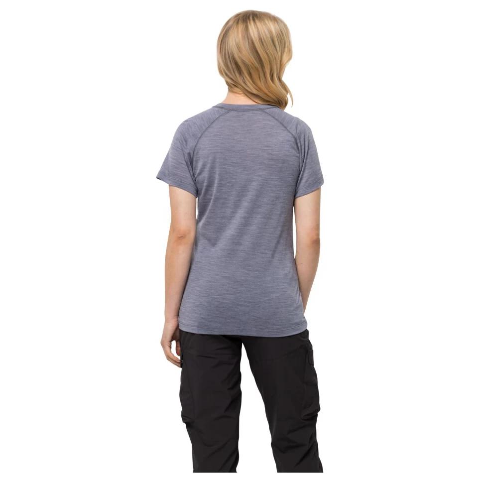 Jack Wolfskin - Women's Kammweg S/S - Merino Shirt 5 Jack Wolfskin - Women's Kammweg S/S - Merino Shirt - Image 3
