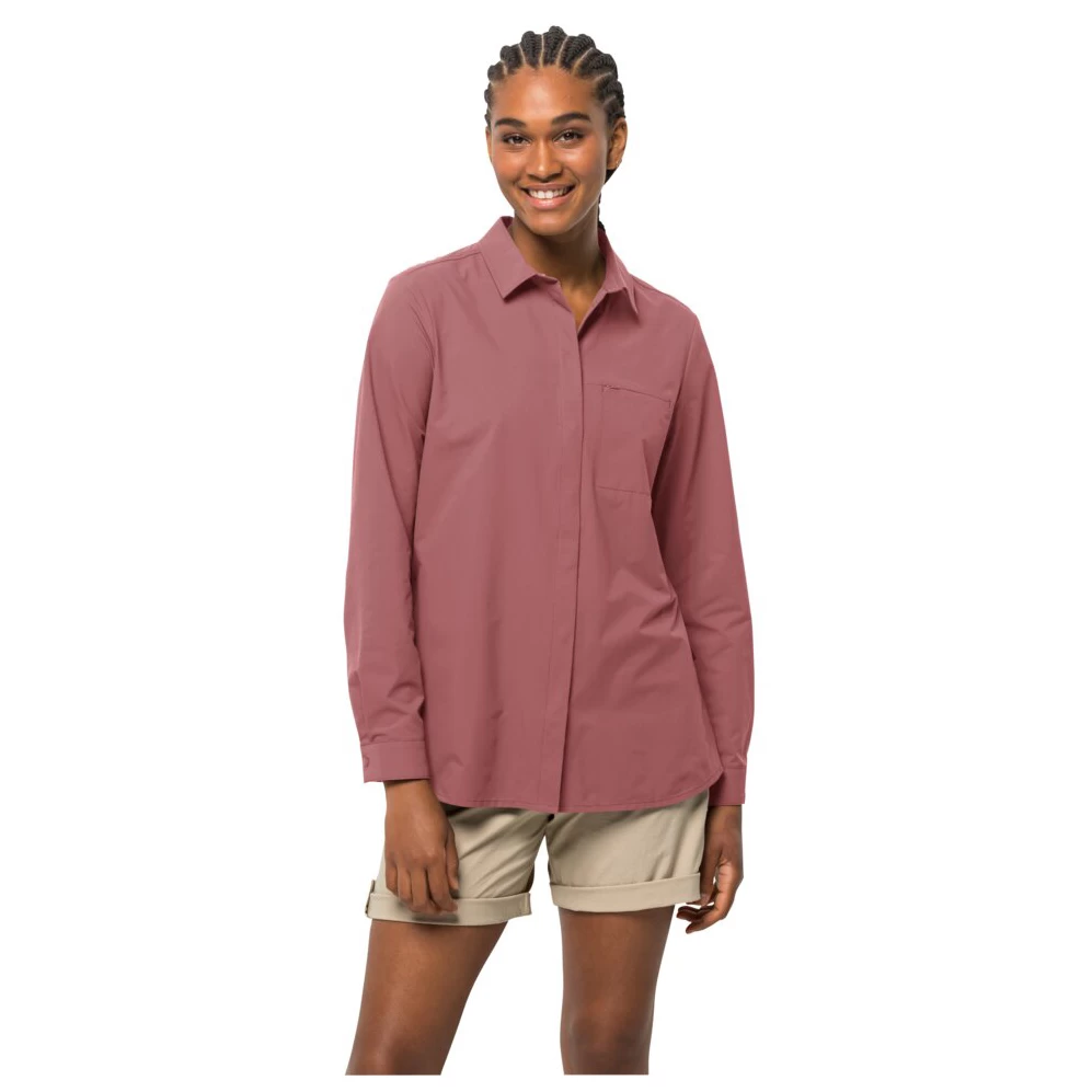 Jack Wolfskin - Women's Light Wander L/S Shirt - Blouse 4 Jack Wolfskin - Women's Light Wander L/S Shirt - Blouse - Image 2