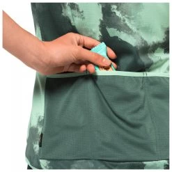 Jack Wolfskin - Women's Tourer Halfzip Print T - Cycling Jersey -Outdoor sportswear jack wolfskin womens tourer halfzip print t cycling jersey detail 4