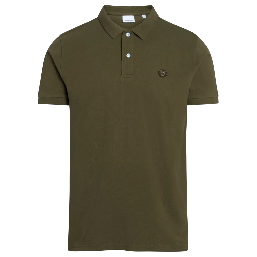 KnowledgeCotton Apparel - Rowan Basic Polo Vegan - Polo Shirt 3 KnowledgeCotton Apparel - Rowan Basic Polo Vegan - Polo Shirt