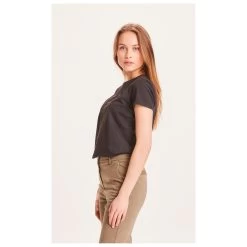 KnowledgeCotton Apparel - Women's Rosa Basic Badge Tee - T-shirt 9 KnowledgeCotton Apparel - Women's Rosa Basic Badge Tee - T-shirt -Outdoor sportswear knowledgecotton apparel womens rosa basic badge tee t shirt detail 2