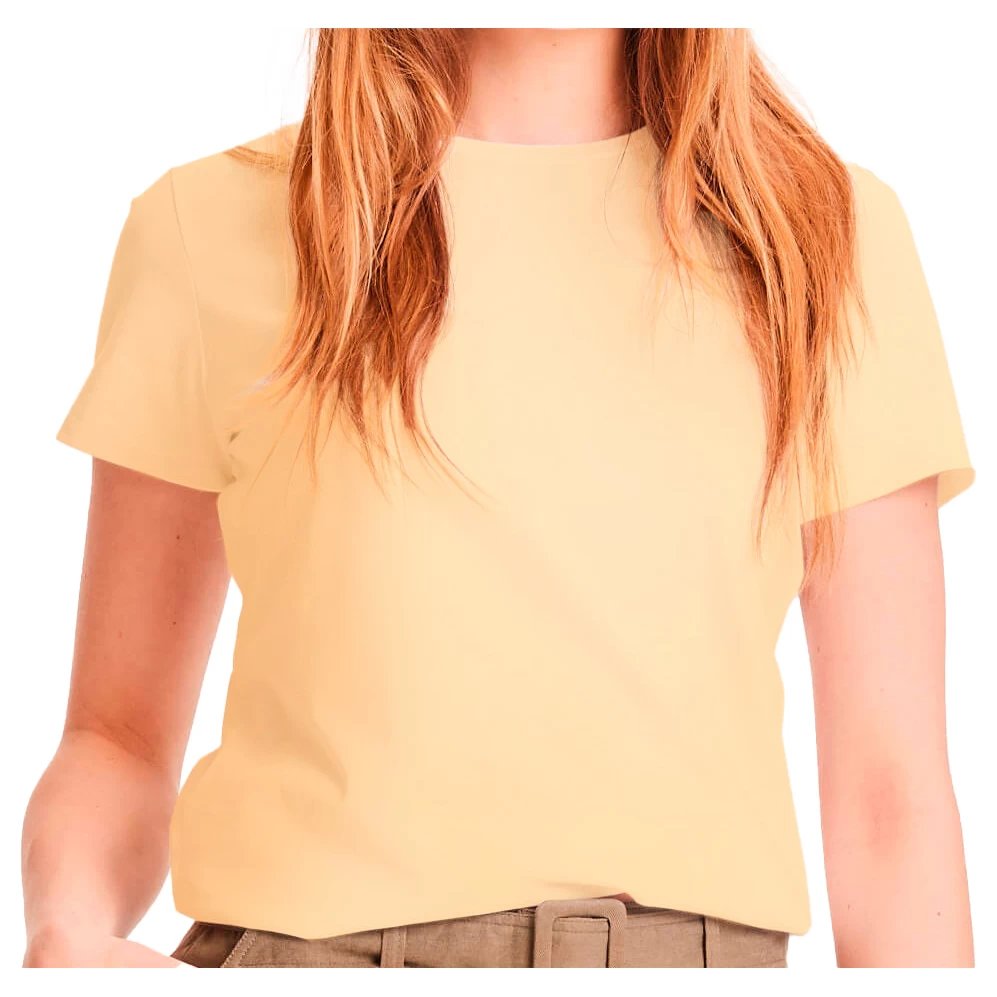 KnowledgeCotton Apparel - Women's Rosa Basic Badge Tee - T-shirt 3 KnowledgeCotton Apparel - Women's Rosa Basic Badge Tee - T-shirt