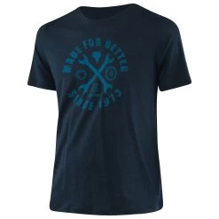 Loeffler Löffler - Printshirt Made For Better Merino-Tencel - Merino Shirt