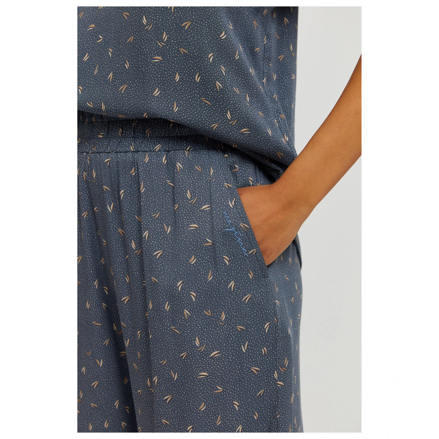 Mazine - Women's Cherry Printed Pants - Casual Trousers 6 Mazine - Women's Cherry Printed Pants - Casual Trousers - Image 4