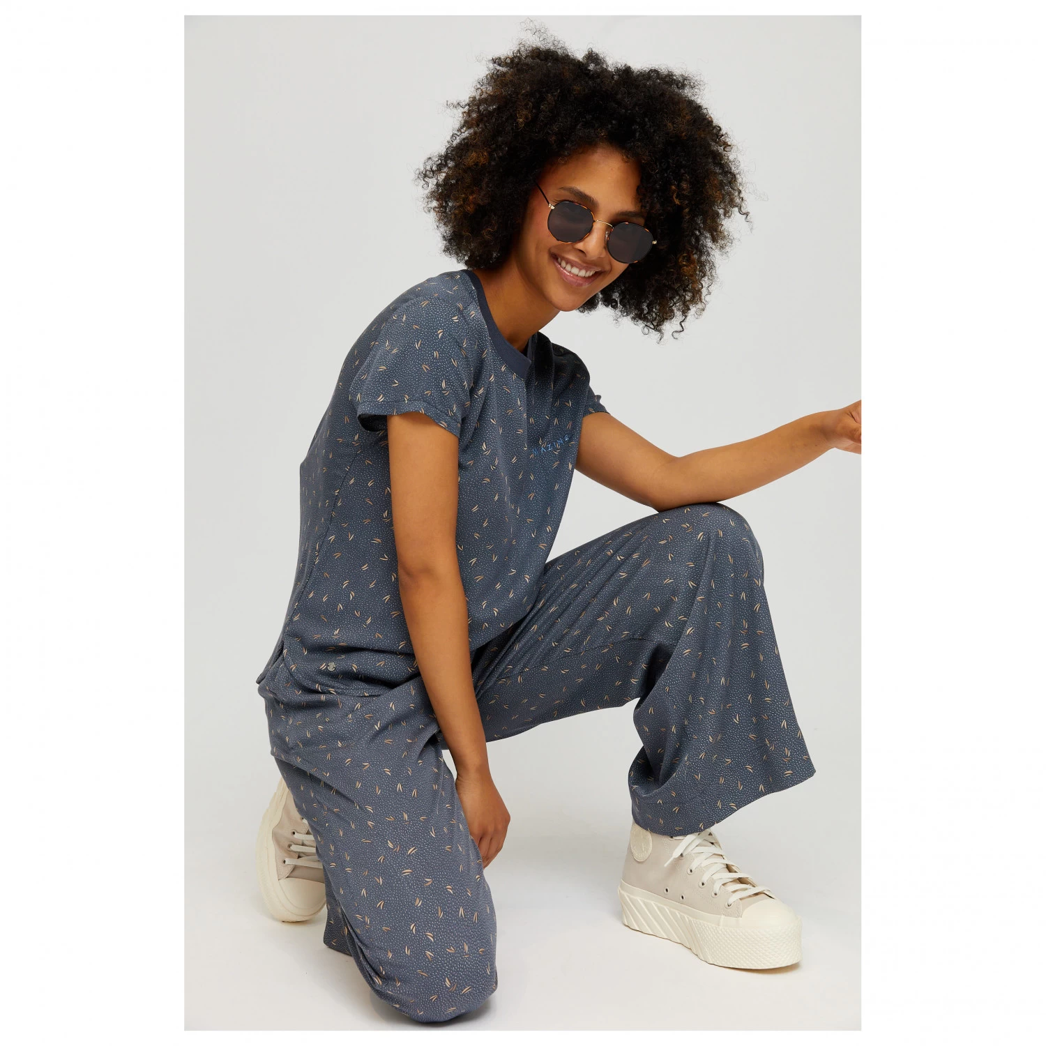 Mazine - Women's Cherry Printed Pants - Casual Trousers 8 Mazine - Women's Cherry Printed Pants - Casual Trousers - Image 6