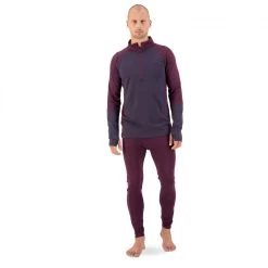 Mons Royale - Olympus Half Zip - Merino Base Layer -Outdoor sportswear mons royale olympus half zip merino base layer detail 4