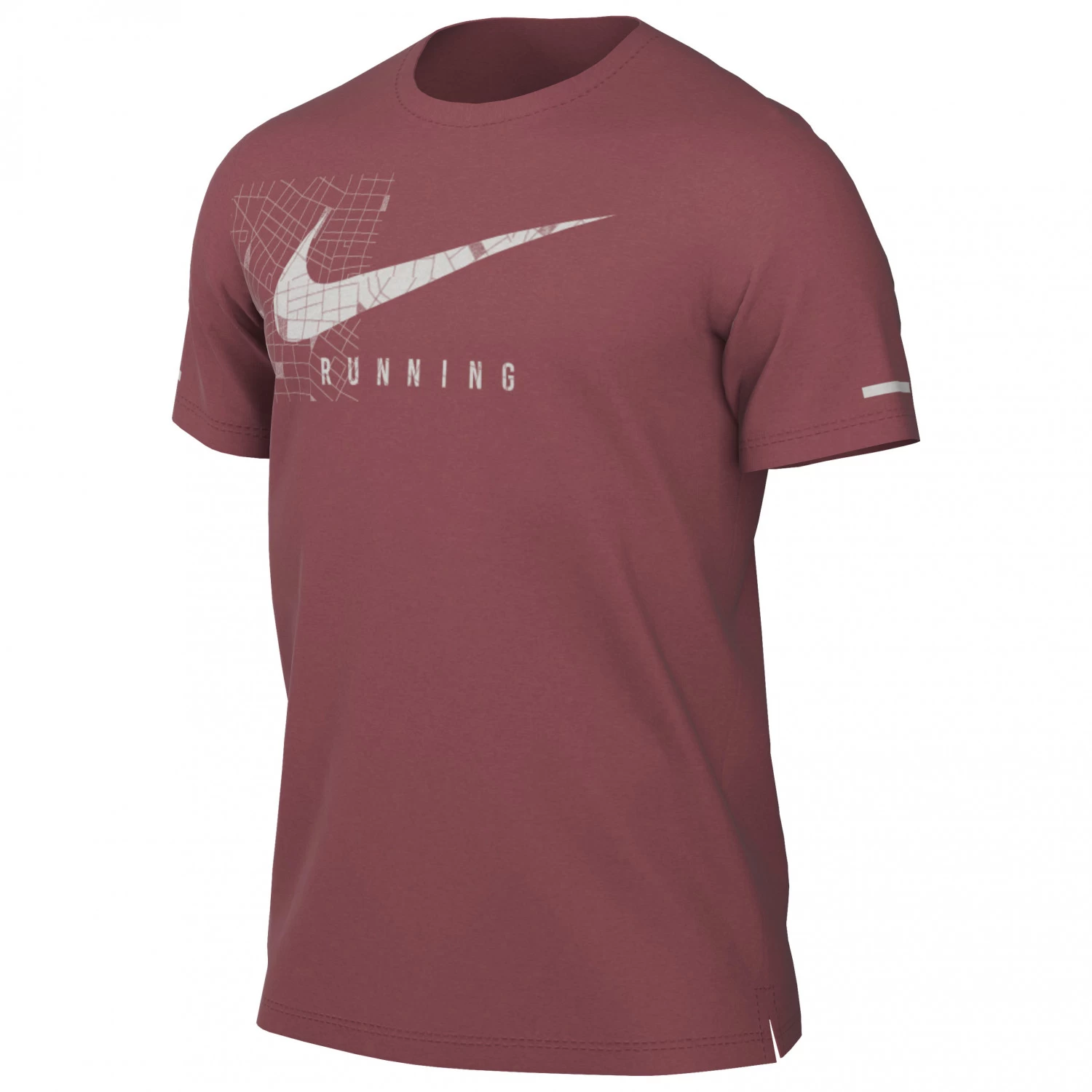 Nike - Dri-Fit UV Miler Run Division S/S Graphic Top - Running Shirt 7 Nike - Dri-Fit UV Miler Run Division S/S Graphic Top - Running Shirt - Image 5