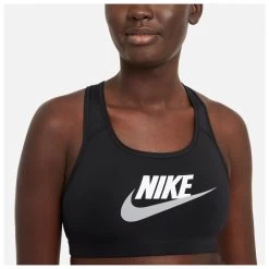 Nike - Women's Dri-Fit Swoosh Medium-Support Graphic - Sports Bra -Outdoor sportswear nike womens dri fit swoosh medium support graphic sports bra detail 5