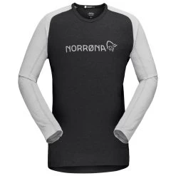 Norrøna - Fjørå Equaliser Lightweight Long Sleeve - Cycling Jersey -Outdoor sportswear norroena fjoeraa equaliser lightweight long sleeve cycling jersey 1