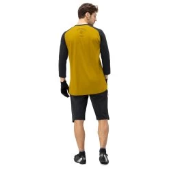 Norrøna - Skibotn Wool 3/4 T-Shirt - Cycling Jersey -Outdoor sportswear norroena skibotn wool 3 4 t shirt cycling jersey detail 4