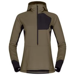 Norrøna - Women's Senja Warm1 Hood - Running Shirt