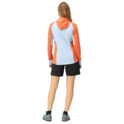 Norrøna - Women's Senja Warm1 Hood - Running Shirt -Outdoor sportswear norroena womens senja warm1 hood running shirt detail 4