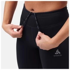 Odlo - Women's Tights 3/4 Essential Polyester - Running Tights -Outdoor sportswear odlo womens tights 3 4 essential polyester running tights detail 5