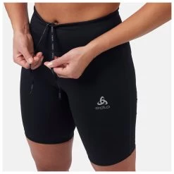 Odlo - Women's Tights Short Essential Polyester - Running Shorts -Outdoor sportswear odlo womens tights short essential polyester running shorts detail 3