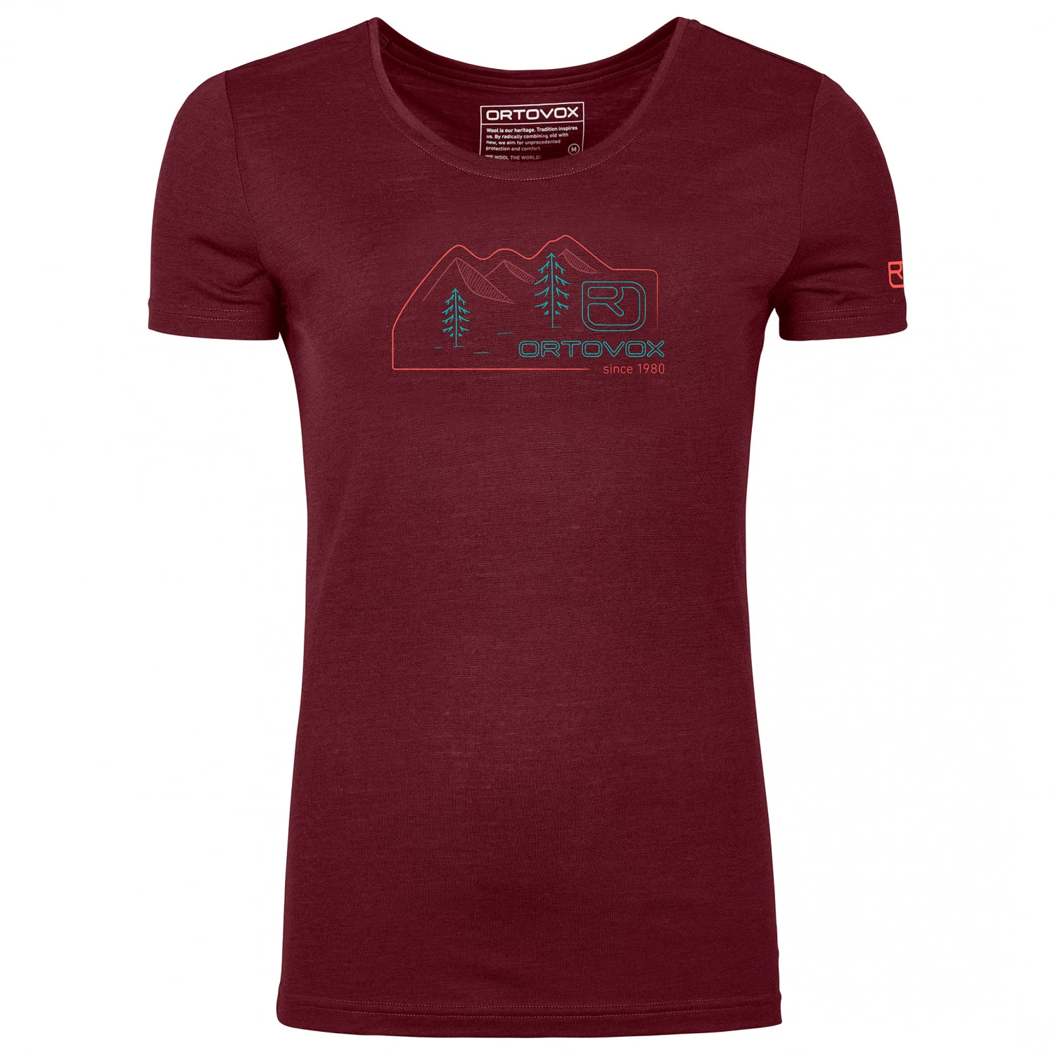 Ortovox - Women's 140 Cool Vintage Badge TS - Merino Shirt 4 Ortovox - Women's 140 Cool Vintage Badge TS - Merino Shirt - Image 2