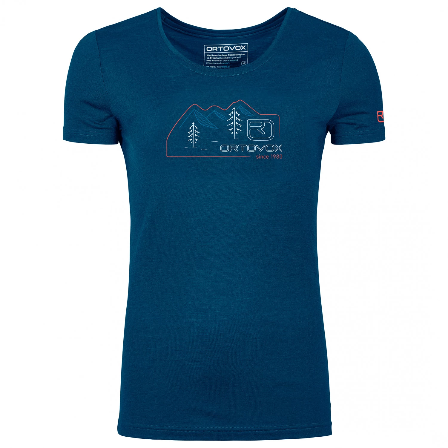 Ortovox - Women's 140 Cool Vintage Badge TS - Merino Shirt 3 Ortovox - Women's 140 Cool Vintage Badge TS - Merino Shirt
