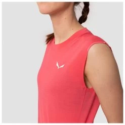 Salewa - Women's Pedroc Alpine Merino Tanktop - Merino Shirt 12 Salewa - Women's Pedroc Alpine Merino Tanktop - Merino Shirt -Outdoor sportswear salewa womens pedroc alpine merino tanktop merino shirt detail 5