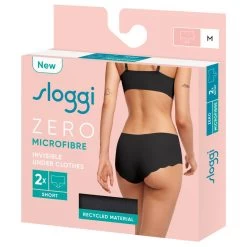Sloggi - Women's Zero Microfibre 2.0 Short 2-Pack - Everyday Base Layer -Outdoor sportswear sloggi womens zero microfibre 20 short 2 pack everyday base layer detail 3
